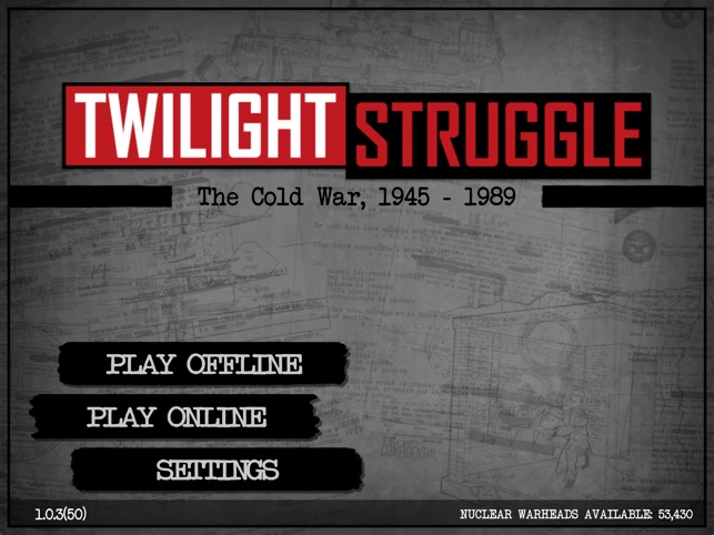 Twilight struggle turn zero cards